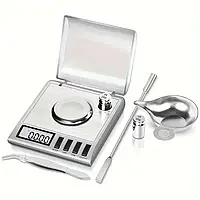 Високоточні цифрові ваги KD-50 50g/0.001g гирька, пінцет, ложка, тара Китай