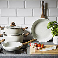 Набір каструль та сковорідок Nature AMBITION з 18 предметів