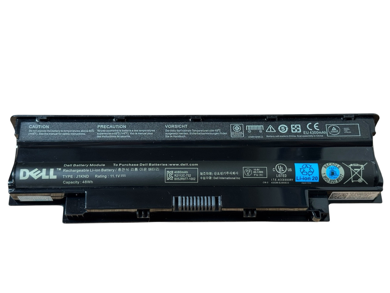 Оригінальна батарея для ноутбука Dell Inspiron M5010 M5010D M5010R M501D M501R J1KND