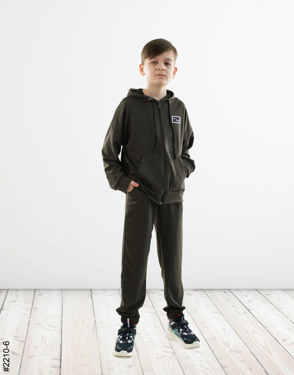 Спортивний костюм для хлопчиків трикотаж двонитка (р-ри: 36-42) 2210-6 весна-осiнь. вир-во Україна., фото 1