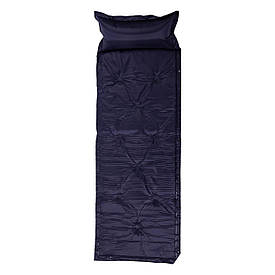 Матрац у намет надувний 175х60х2 см матрац похідний туристичний з підголівником Фіолетовий SJ-0028-1V