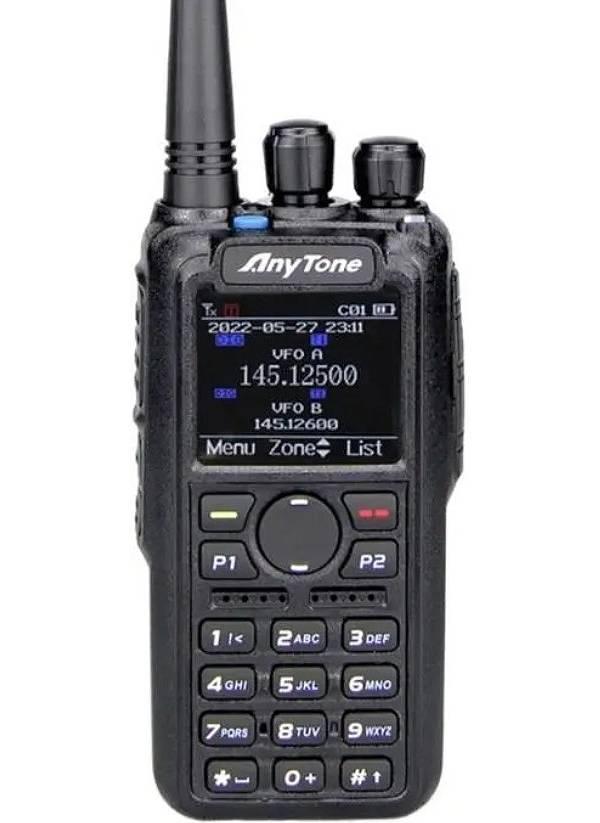 AnyTone AT-D878S VHF 10W (MAX комплект) Професійна цифрова радіостанція з шифруванням AES256 та GPS, фото 1