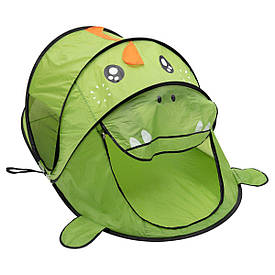 Дитячий ігровий намет 180×95×80 см намет дитячий вуличний на блискавці Зелений динозавр HP-S-3NDGR