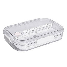 Контейнер для їжі пластиковий 32.5х22.5х6 см Білий HP-27-6