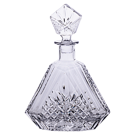 Декантер для віскі 1 літр 18×8×27 см із пробкою HP-19-37