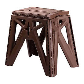 Пластикова складна стілецька туристична похідна похідний розкладний стілець для кемпінгу SJ-0102BR