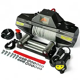 Автомобільна лебідка Profinstrument 12 В 13500 lbs для позашляховика, евакуатора та спецтранспорту (6136кг)
