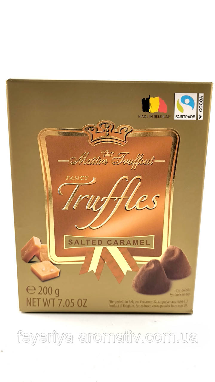 Цукерки трюфелі Maitre Truffout Salted Caramel 200 г, фото 1