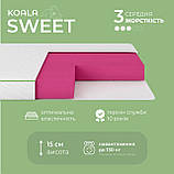 Матрац ортопедичний Ismart Koala Sweet 120х190 см безпружинний (ISM-051064), фото 3
