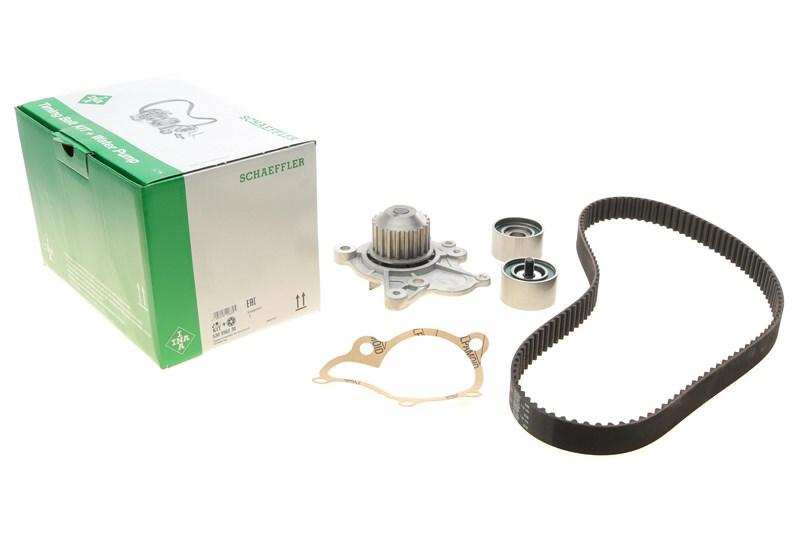 Помпа + комплект ременя ГРМ KIA CEE'D, HYUNDAI i30, INA (530050230), фото 1