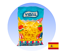 Жевательный мармелад желейные конфеты Банан Vidal Испания 1 кг
