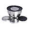 Набір мисок з нержавіючої сталі з кришками і терками салатники з нержавійки 3 штуки 2.5 л/2 л/1.5 л LG-02/3PCS, фото 2