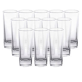 Набір стопок 12 шт по 80 мл скляні прозорі HP-19-136