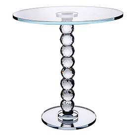 Тортівниця скляна на ніжці 30×32 см см підставка для торта, капкейків прозора HP-4-81L