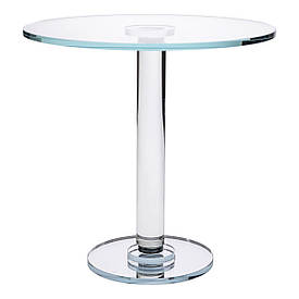 Тортівниця скляна на ніжці 30×31 см см підставка для торта, капкейків прозора HP-4-84L