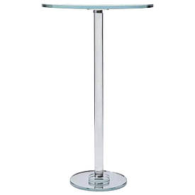 Тортівниця скляна на високій ніжці 30×50 см кругла підставка для торта, капкейків HP-4-87S