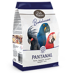 Повнораціонний корм для папуг Ара та Какаду Deli Nature BIRDELICIOUS PARROTS PANTANAL 2кг.
