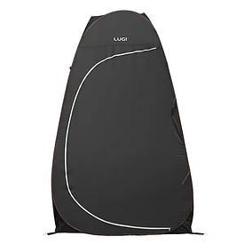 Намет душ-туалет для кемпінгу автомат 120×120×190 (см) тент для душу та туалету туристичний LU-015DB Чорний