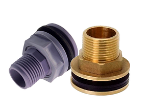 Фітінги латунні і пластикові