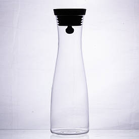 Скляний графин з кришкою 1 л для води, соку, лимонаду HP-19-42