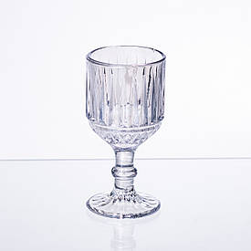 Набір чарок на ніжці 6 шт скляні чарки 50 (мл) Блакитний HP-19-71