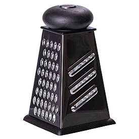 Терка ручна чотиристороння 12,5×12,5×21 (см) з нержавіючої сталі HP-8-10