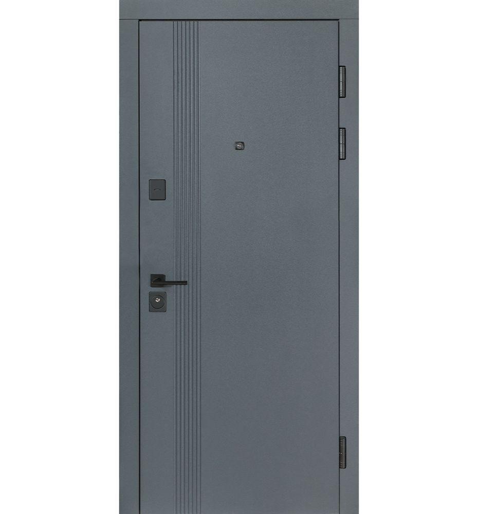 Двері Булат Revolut В-434, модель 172. антрацит/біла шагрень, фото 1