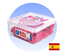 Желейные конфеты желейки Розовое сердце с наполнителем Vidal Испания 75 шт