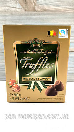Цукерки Truffles Maitre Truffout трюфель з горіховим смаком 200 г