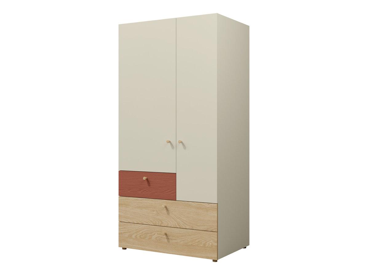 YUKI REG 2 сіро-бежевий/дуб олійний/кораловий, фото 1