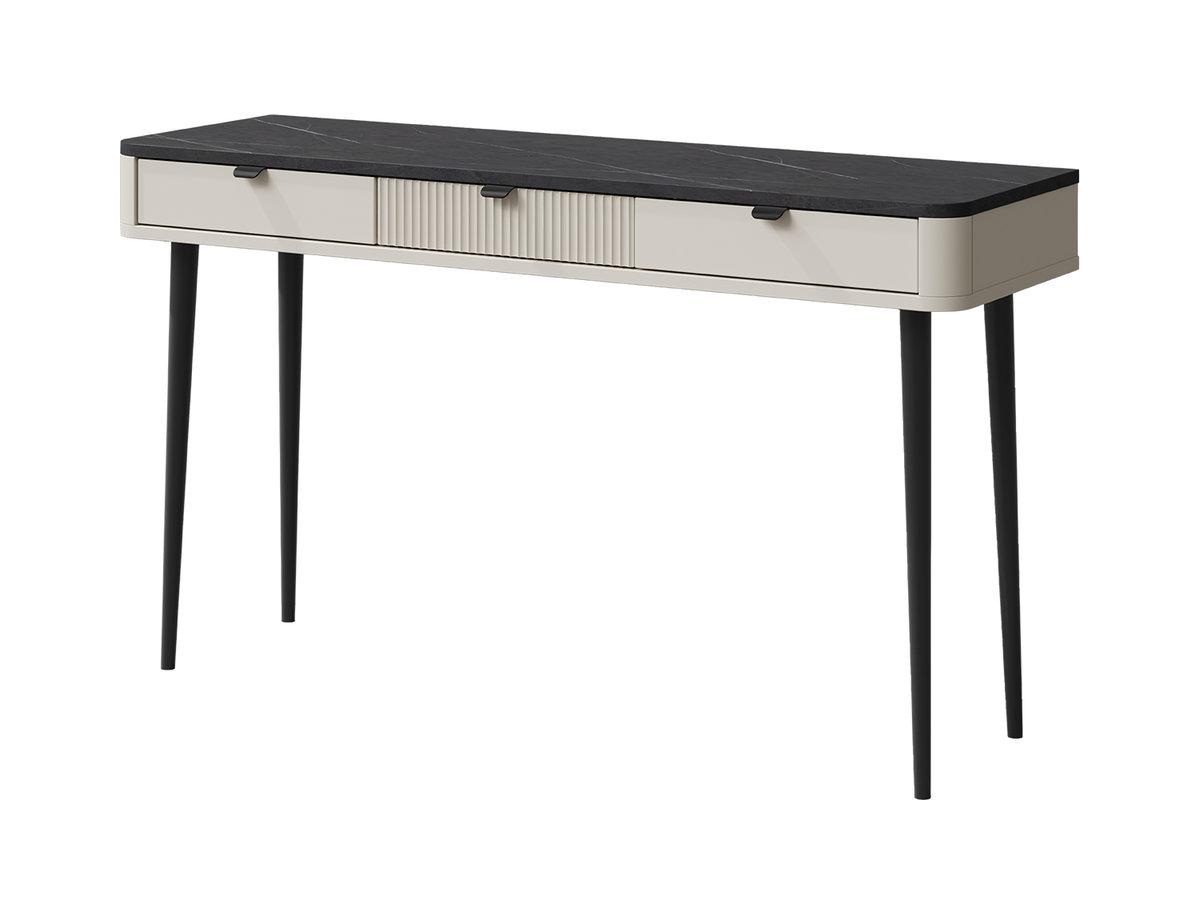 Стіл письмовий бюро MARLY REG 15 кашемір / сірий камінь 130см, фото 1