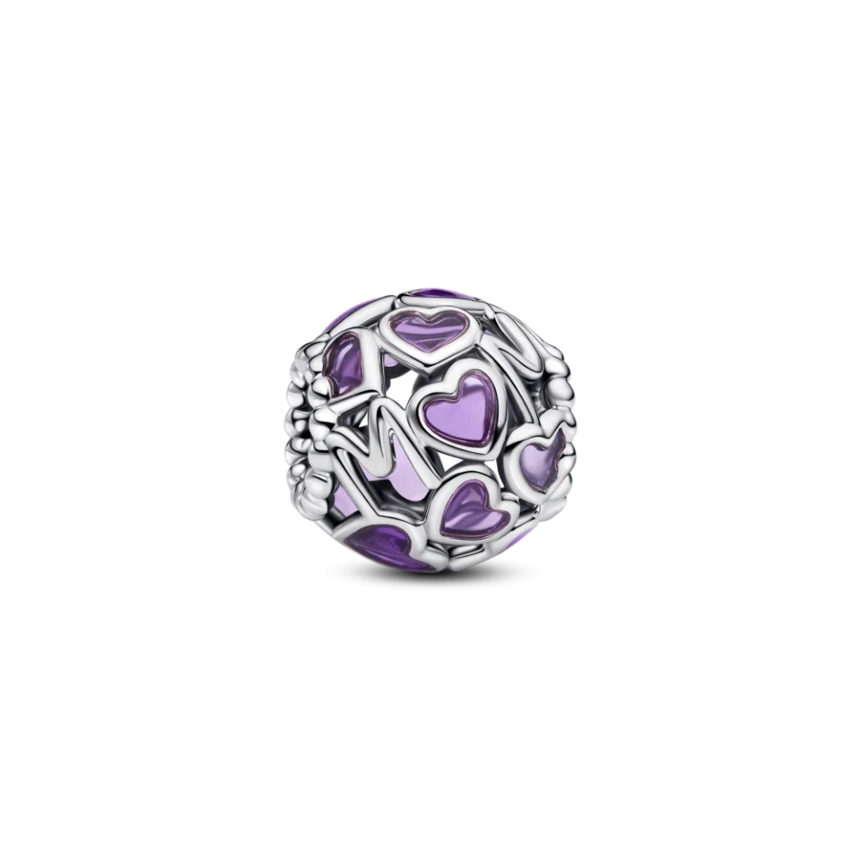 Срібна намистина Pandora «Серце мами» 793772C01, фото 1