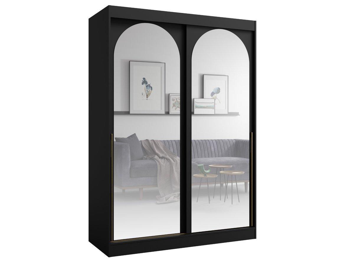 Шафа MODIN 150 чорна (золота ручка), фото 1