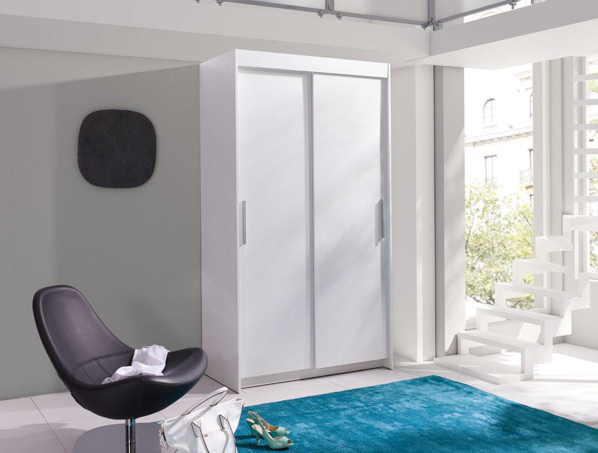 Шафа-купе KARO 100 білий / білий 100х216х60, фото 1