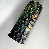 Ролик для йоги жорсткий, масажний рол для фітнесу, валик масажний для спини Hechpro (MR33U1), фото 9