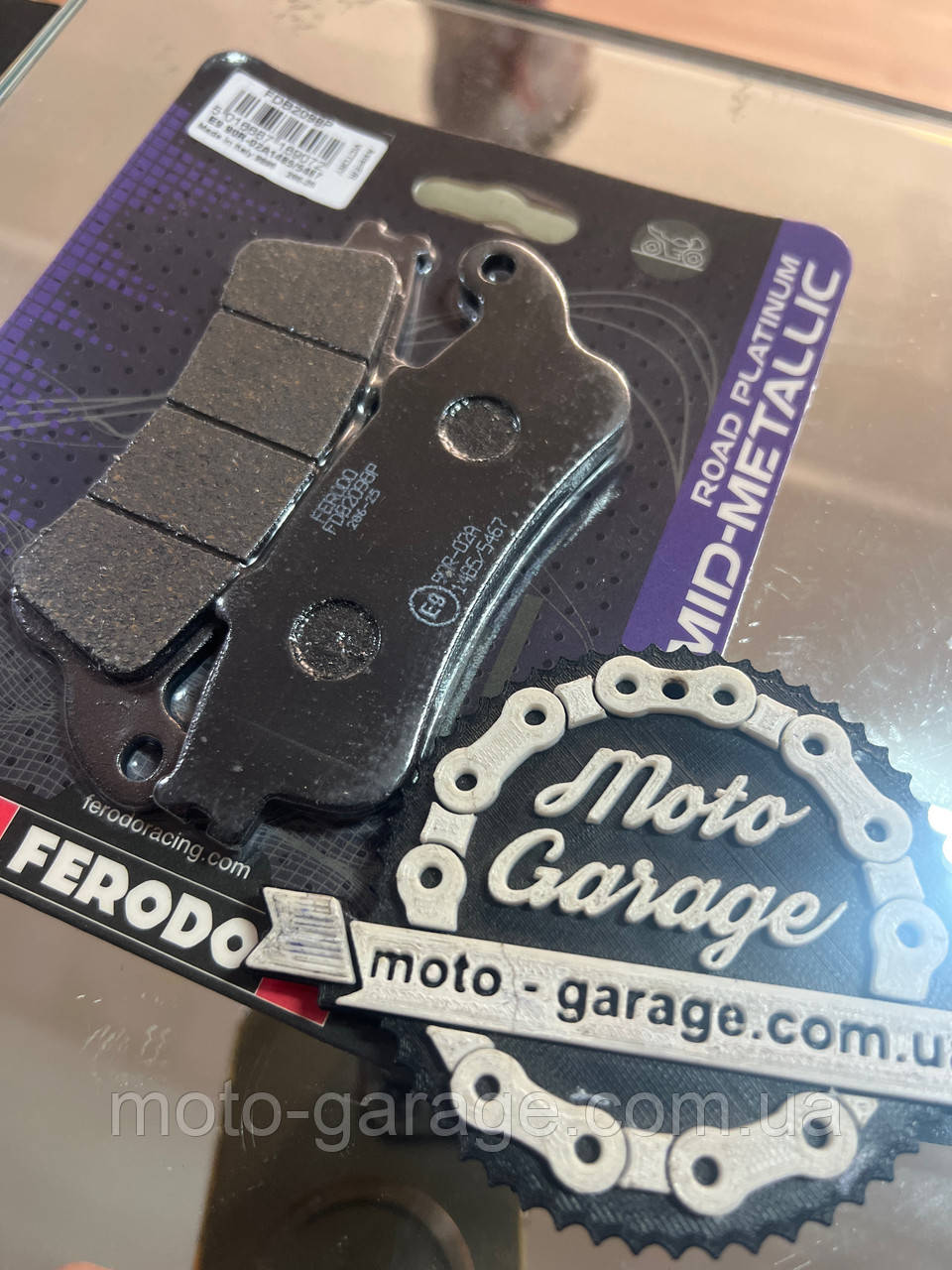 Гальмівні колодки FDB2098P, ​​​​​​​HONDA CBR 1100,VFR 800,XL 1000V,VTX 1300,GL 1800,X11,VULCAN 650, фото 1