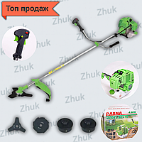 Мощная бензокоса PARMA ВС416 Мотокоса для травы 6.2 л.с Бензиновый триммер-косилка