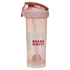 Пляшка шейкер для води спортивна SP-Sport Move Body об'єм 800 мл Pink
