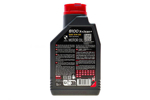 Motul 8100 X-clean+ 5W-30 1л (854711/106376) Синтетическое