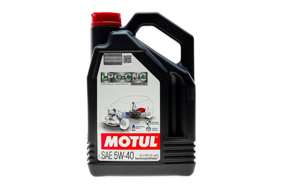 Motul LPG-CNG 5W-40 4л (854654/110669) Синтетическое моторное