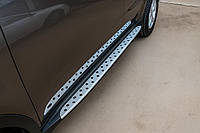 Боковые Подножки OEM V1 (2 шт, Алюминий) для BYD S6 2010-2016 гг