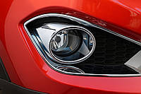 Хром накладки на противотуманные фары Libao (2 шт, пластик) для Chery Tiggo 5 2013- гг