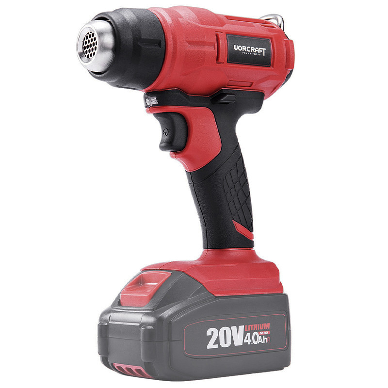 Акумуляторний фен будівельний Worcraft CHG-S20Li без АКБ і ЗП, промисловий термофен, фото 1