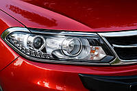 Накладки на фары Libao (2 шт, пластик) для Chery Tiggo 5 2013- гг
