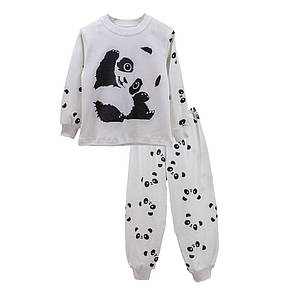 Дитяча піжама для дівчинки Панда інтерлок-пеньє