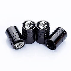 Ковпачки на ніпель для Деу Alitek Long Black Daewoo (4 шт.)