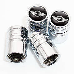 Ковпачки на ніпель для MINI Cooper Alitek Long Silver Міні Купер, 4 шт.