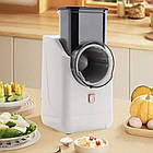 Акумуляторна овочерізка + 3 насадки, Vegetable cutter / Багатофункціональний кухонний слайсер для овочів, фото 2