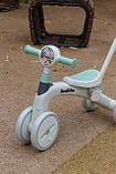 Триколісний велосипед з батьківською ручкою Best Trike BST, біло-м'ятний 410, фото 7