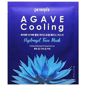 Маска для обличчя гідрогелева з екстрактом агави регенерувальна PETITFEE Agave Cooling Hydrogel Face Mask